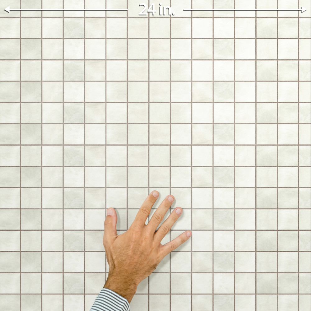 Laverton Taco Nieve 1-5/8 in. x 1-5/8 in. Porcelain Floor and Wall Tile