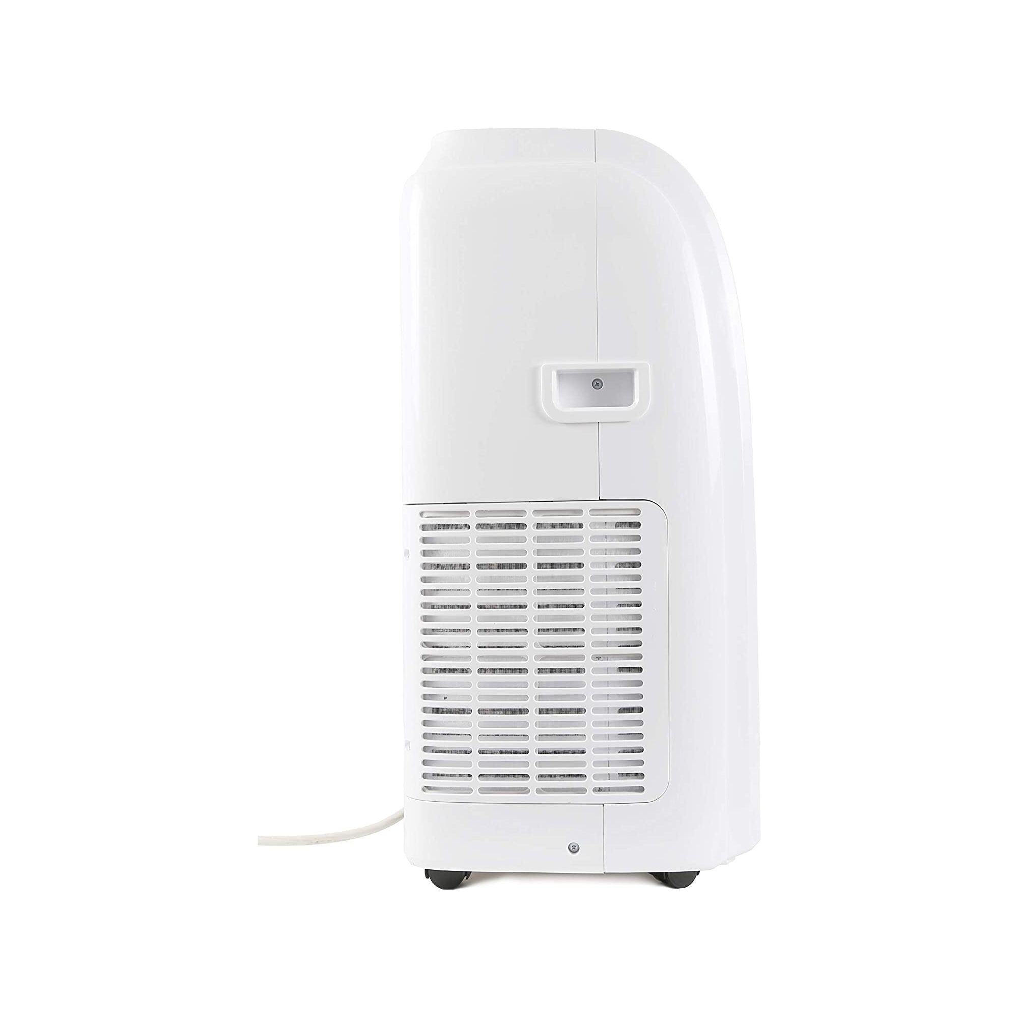 Profile of Portable Air Conditioner With Heat on white background.