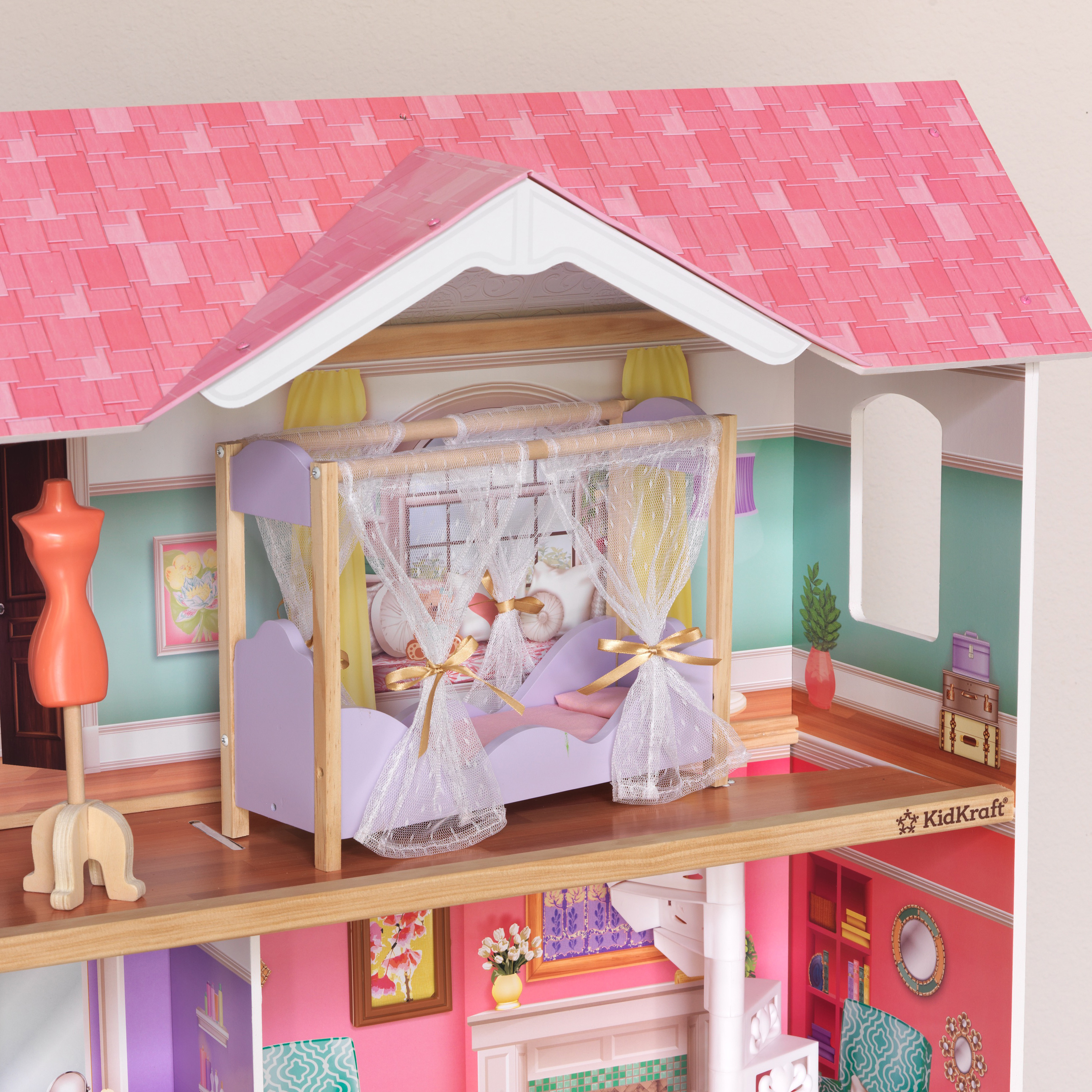 KidKraft - Maison de poupées en bois Viviana avec accessoires