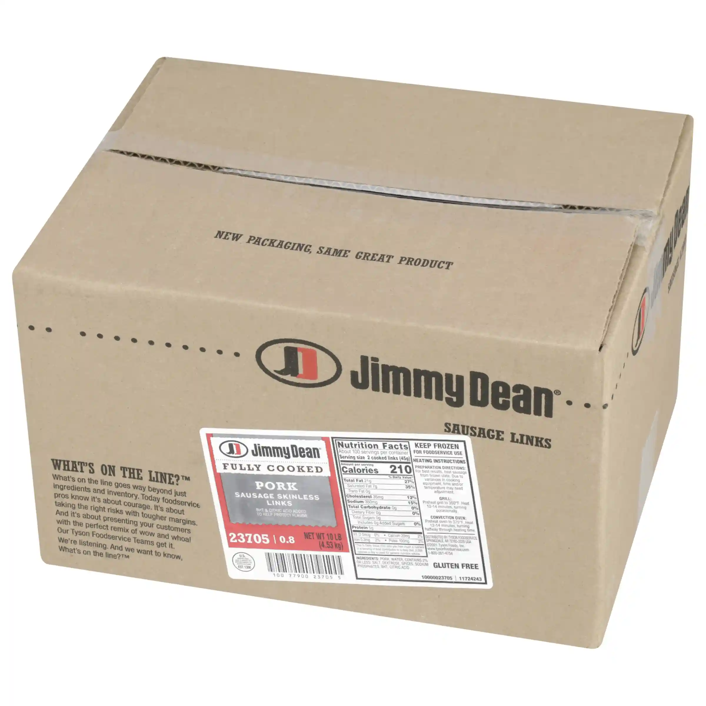 Jimmy Dean® Fully Cooked Pork Sausage Links, 3.25 Inch, 0.8 oz, Frozen_image_5