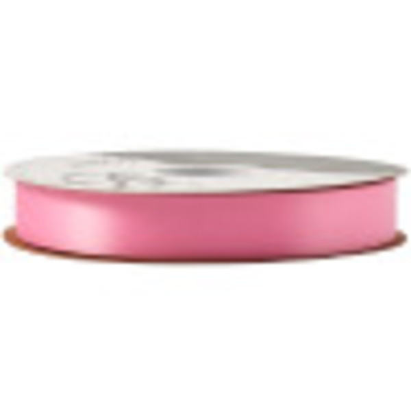 Hot Pink Single Faced Flora Satin Ribbon Decopac