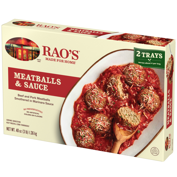 Meatballs & Sauce Frozen Meal, 48 oz - Right angle Image