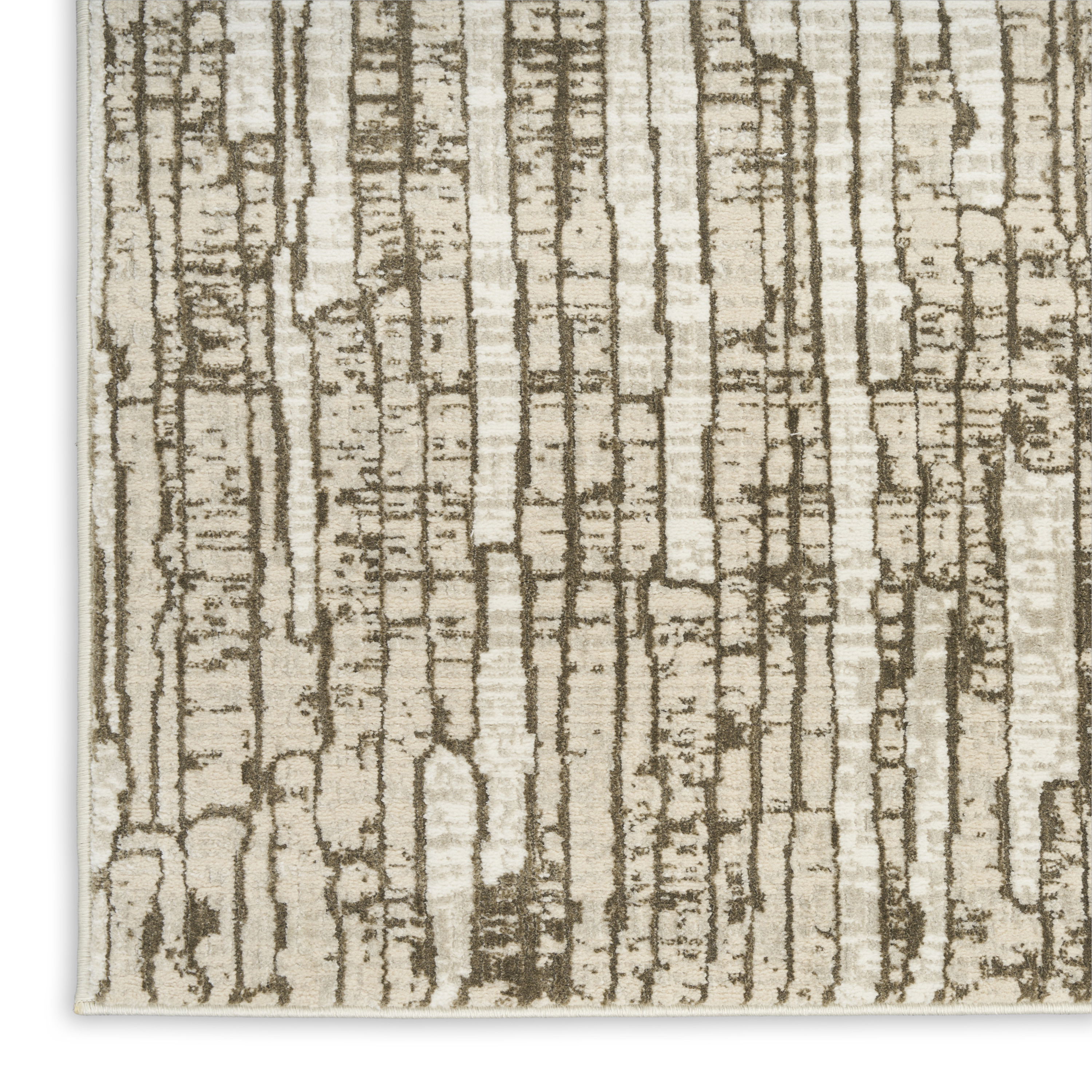 Nourison Soft Structure 5'3" x 7'3" Mocha Modern Indoor Rug