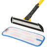 Rubbermaid Commercial, HYGEN™, Microfiber Hook & Loop Mop, 11"W, Blue
