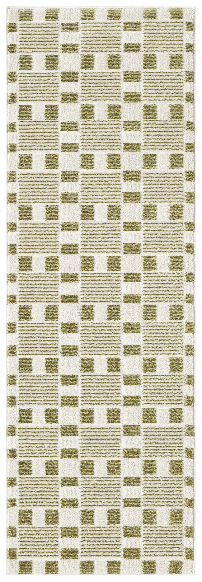 Nourison Nordic 2' x 6' Green Modern Indoor Rug