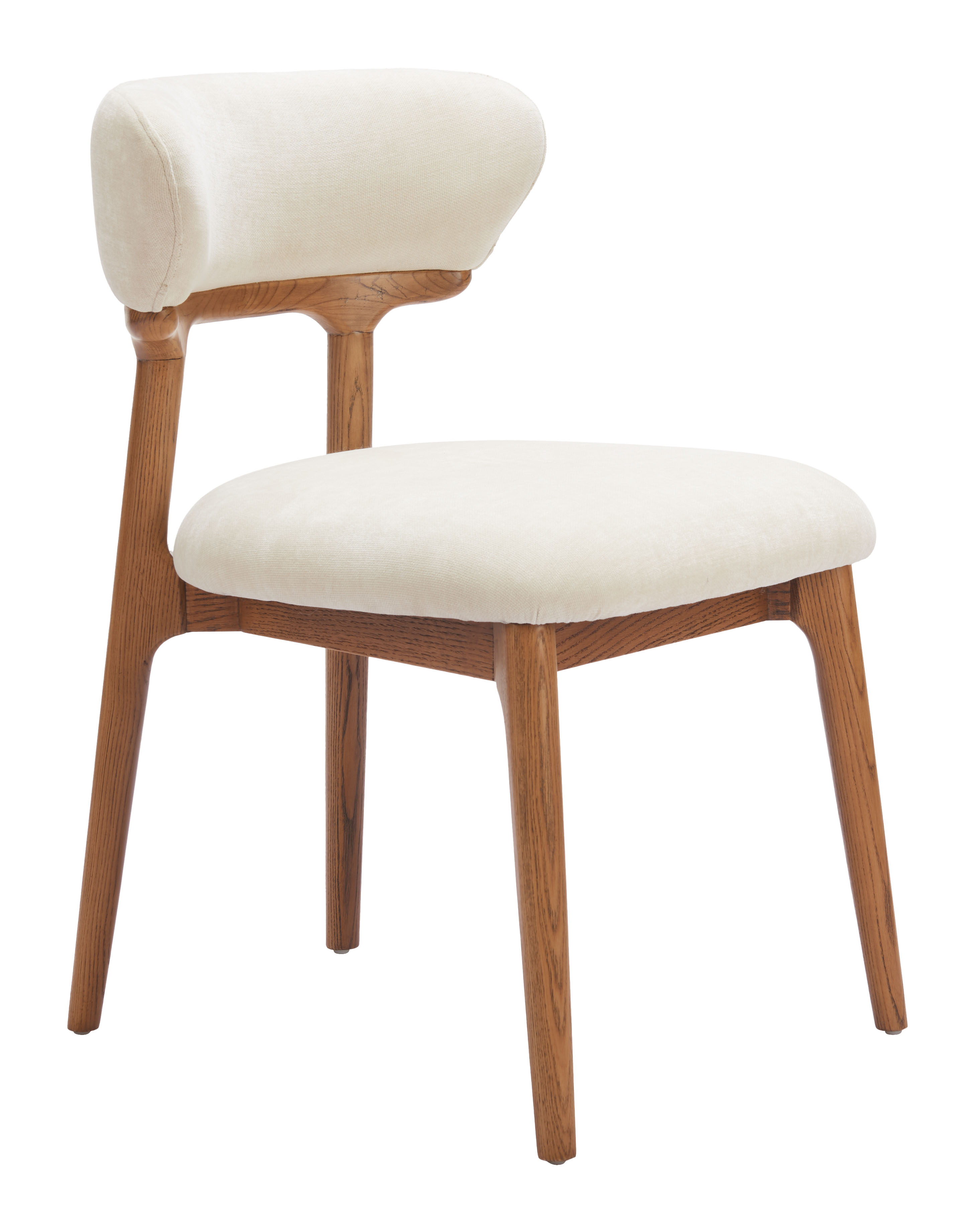 Cedar Dining Chair (Set of 2) White & Walnut product image