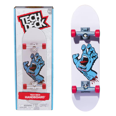 TECH DECK, Santa Cruz Handboard; Authentic Mini Skateboards, Kids Toys for Boys & Girls, Ages 6 and up (Hands Use Only)