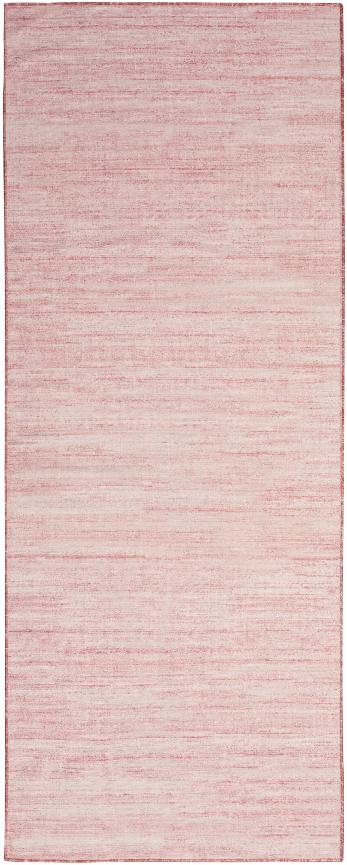 Nourison Washable Essentials 2'2" x 8' Pink Modern Indoor Rug