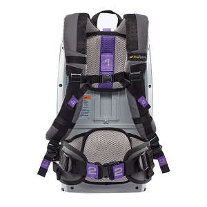 ProTeam, GoFit 6 Cordless 8Ah w/ Xover Multi-Surface Two-Piece Wand Tool Kit, 14", Backpack Vacuum