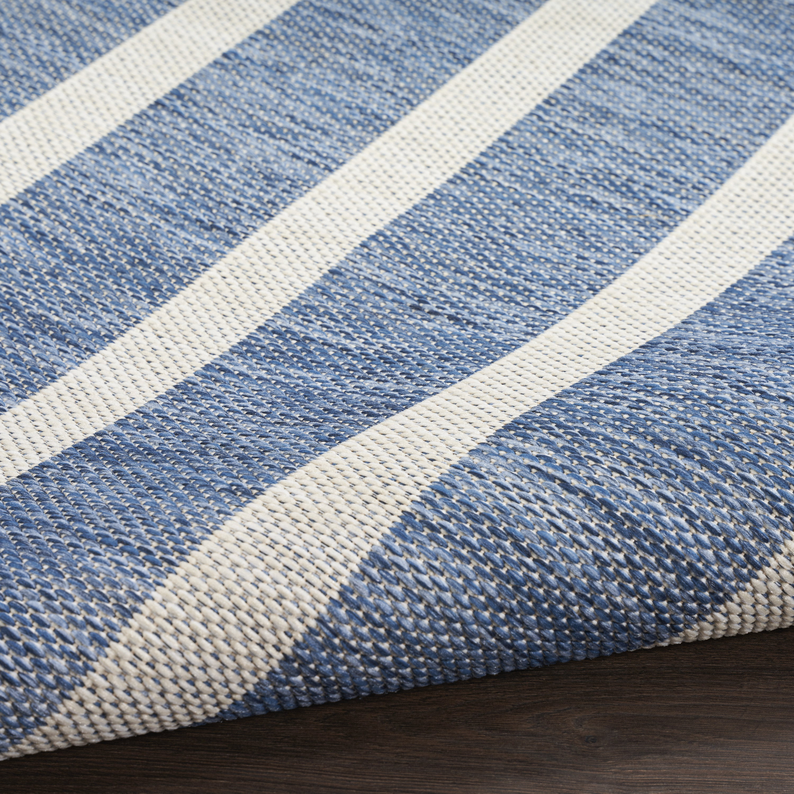 Nourison Positano 6' x 9' Navy Ivory Modern Rug