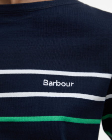 Hawkins Striped Long-Sleeved T-Shirt Navy Stripe