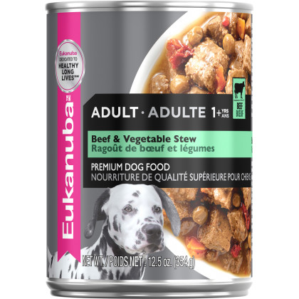 Adult Beef & Vegetable Stew Canned Dog Food