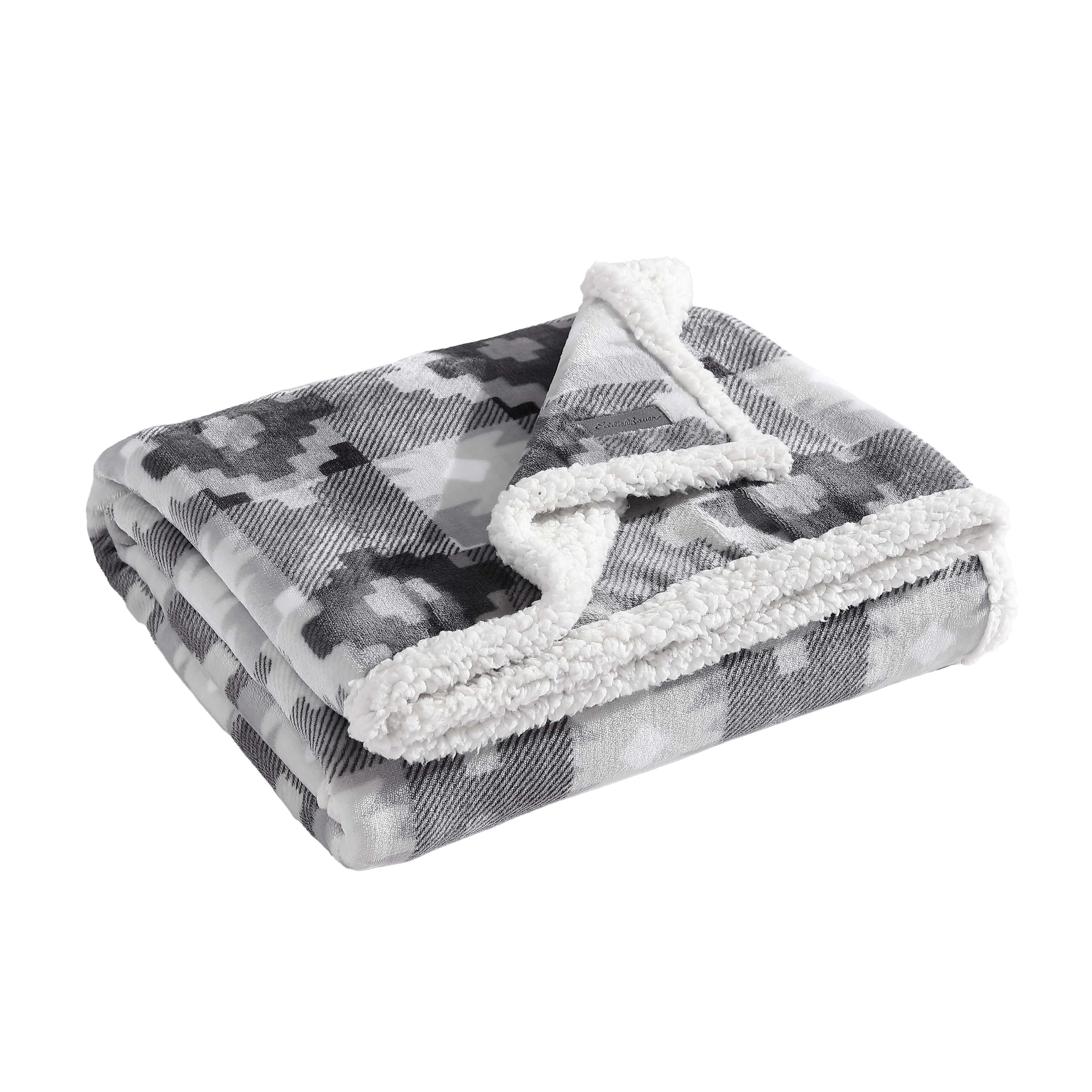 Eddie Bauer Plush-Fleece Throw Blanket