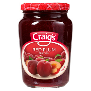 craig's® red plum jam 375g image