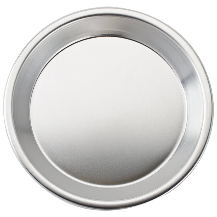 9-inch Wear-Ever® aluminum pie plate in natural finish