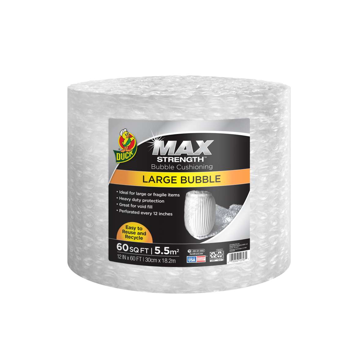 Duck® Max Strength™ Large Bubble Cushioning Wrap Image