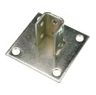 Superstrut Steel Squared Post Base With GoldGalv Finish For Single Strut