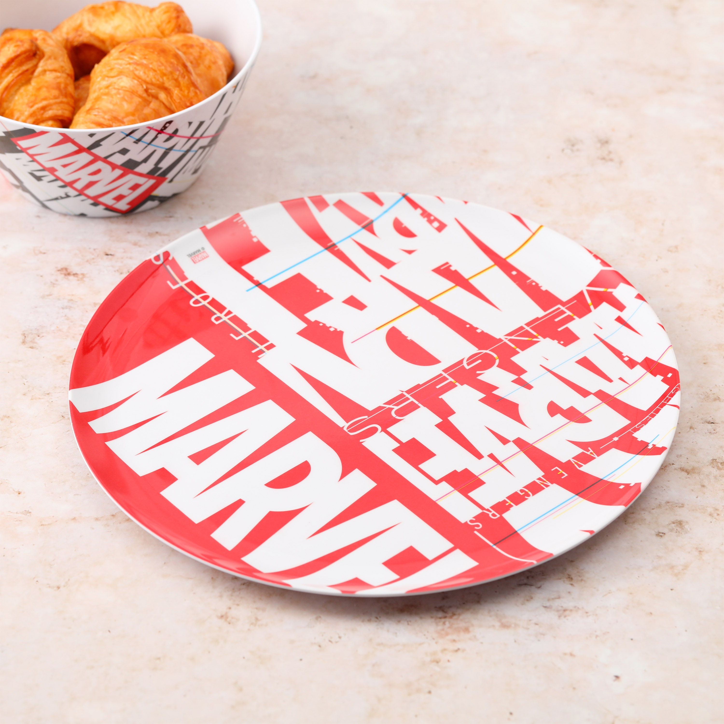 Marvel Comics Dinnerware Set, Black Widow, 2-piece set slideshow image 3 Marvel Comics Dinnerware Set, Black Widow, 2-piece set slideshow image 3