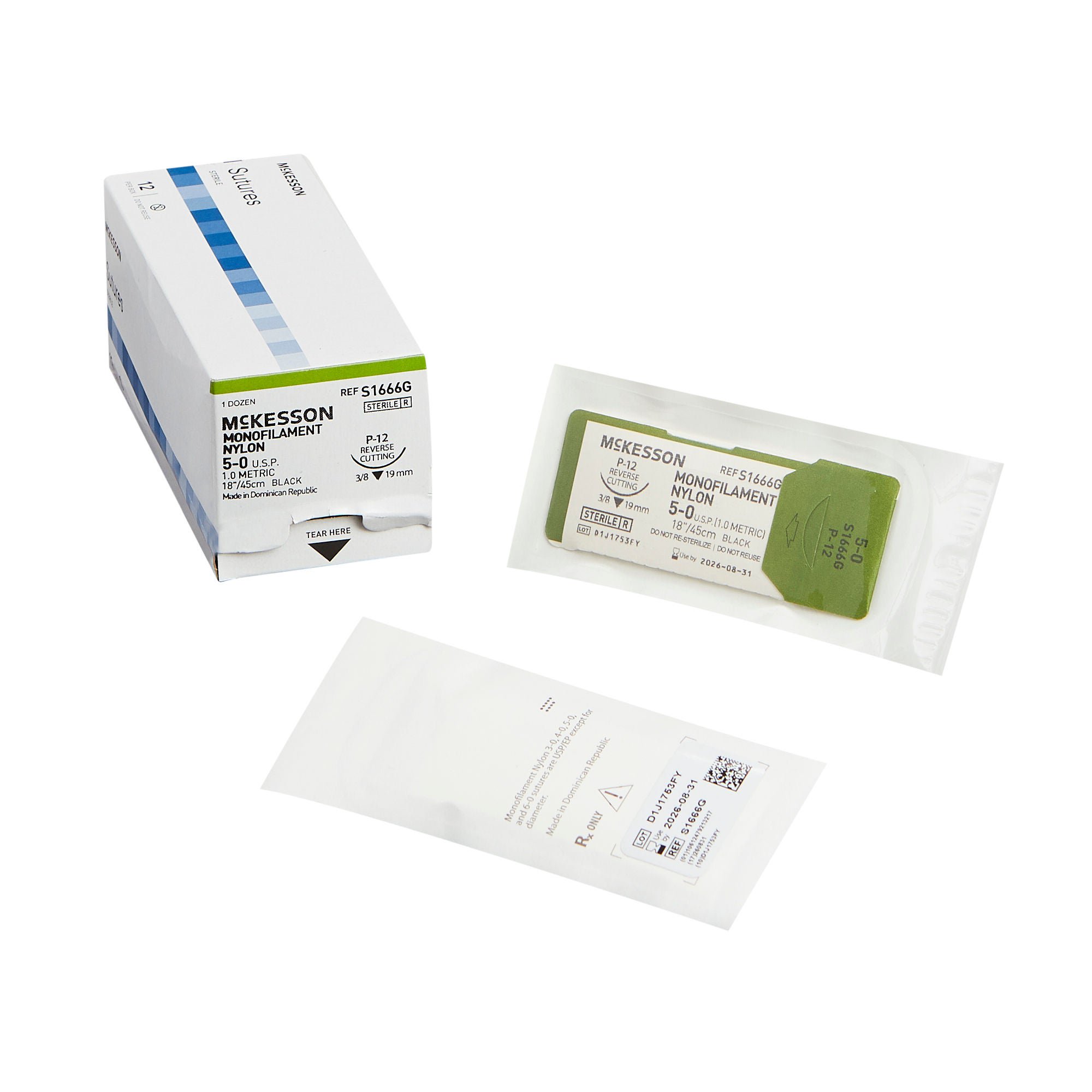 McKesson Suture with P-12 Needle