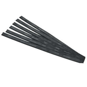 Unger, ErgoTec Soft Replacement, 14", Black, Rubber Squeegee