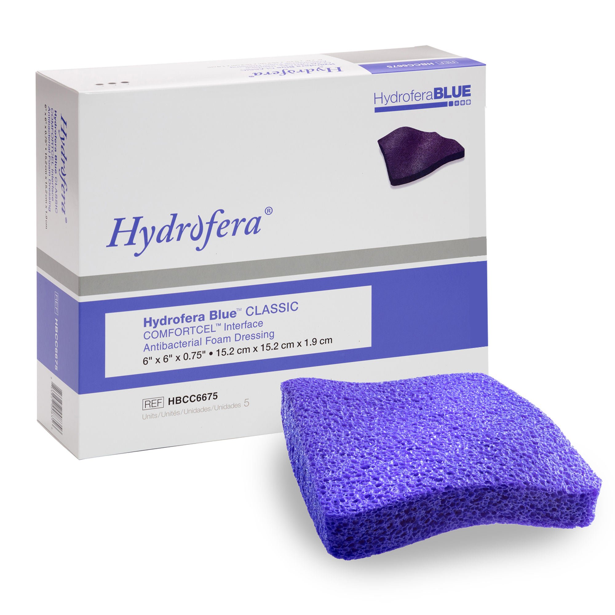 BSN Medical DRESSING, ANTIBACTERIAL COMFORTCEL INTERFACE 6"X6" (5/BX)
