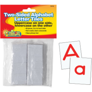 Two-Sided Alphabet Letter Tiles