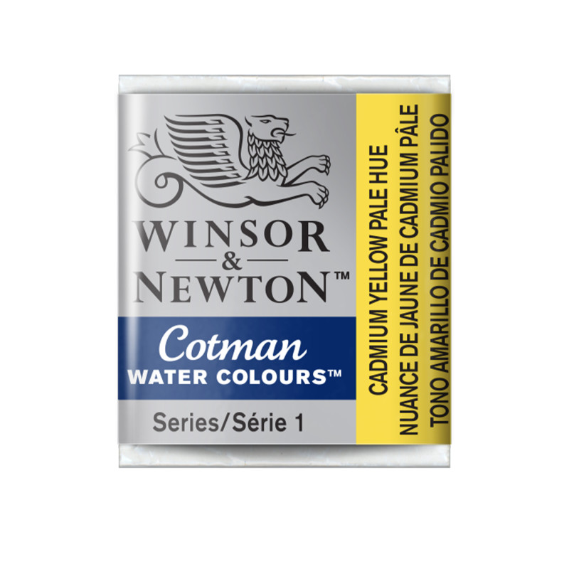 Cotman Watercolor Paint, Half Pan, Cadmium Yellow Pale Hue