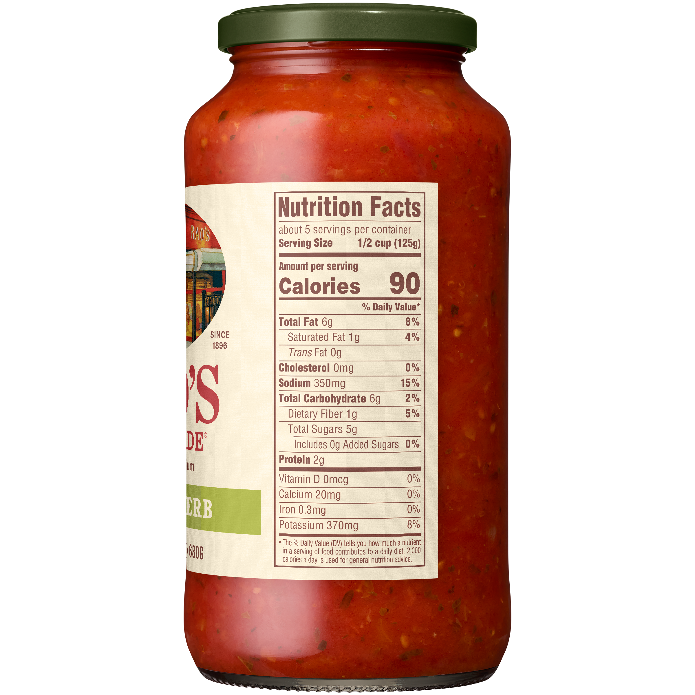 Tomato Herb Sauce, 24 oz - Right Image