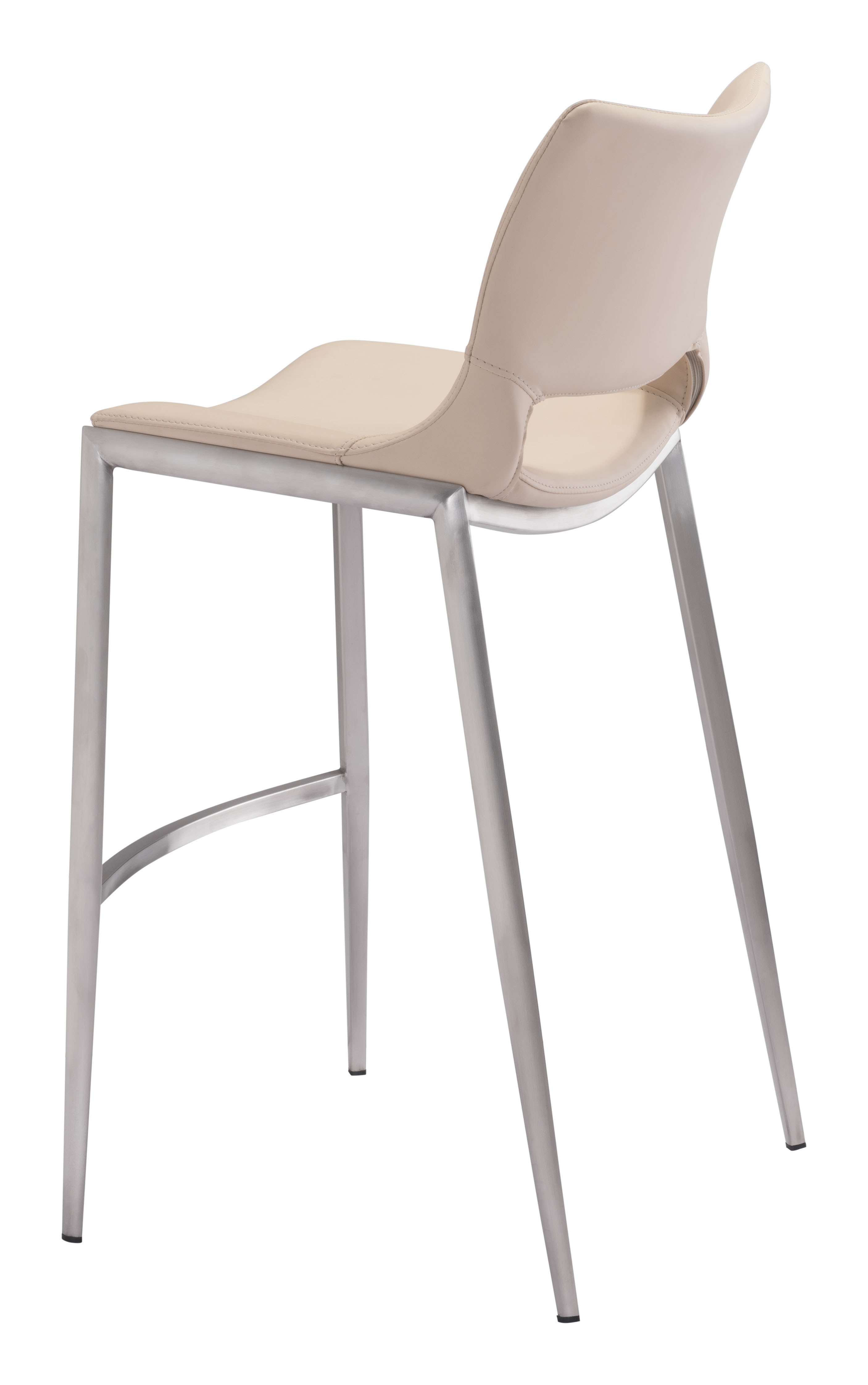 Ace Barstool (Set of 2) Light Pink & Silver product image