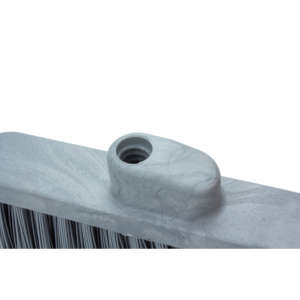 Carlisle, Sparta OmniFit, 12in, Color-Code Flagged Broom Head, Polypropylene Bristles, Gray
