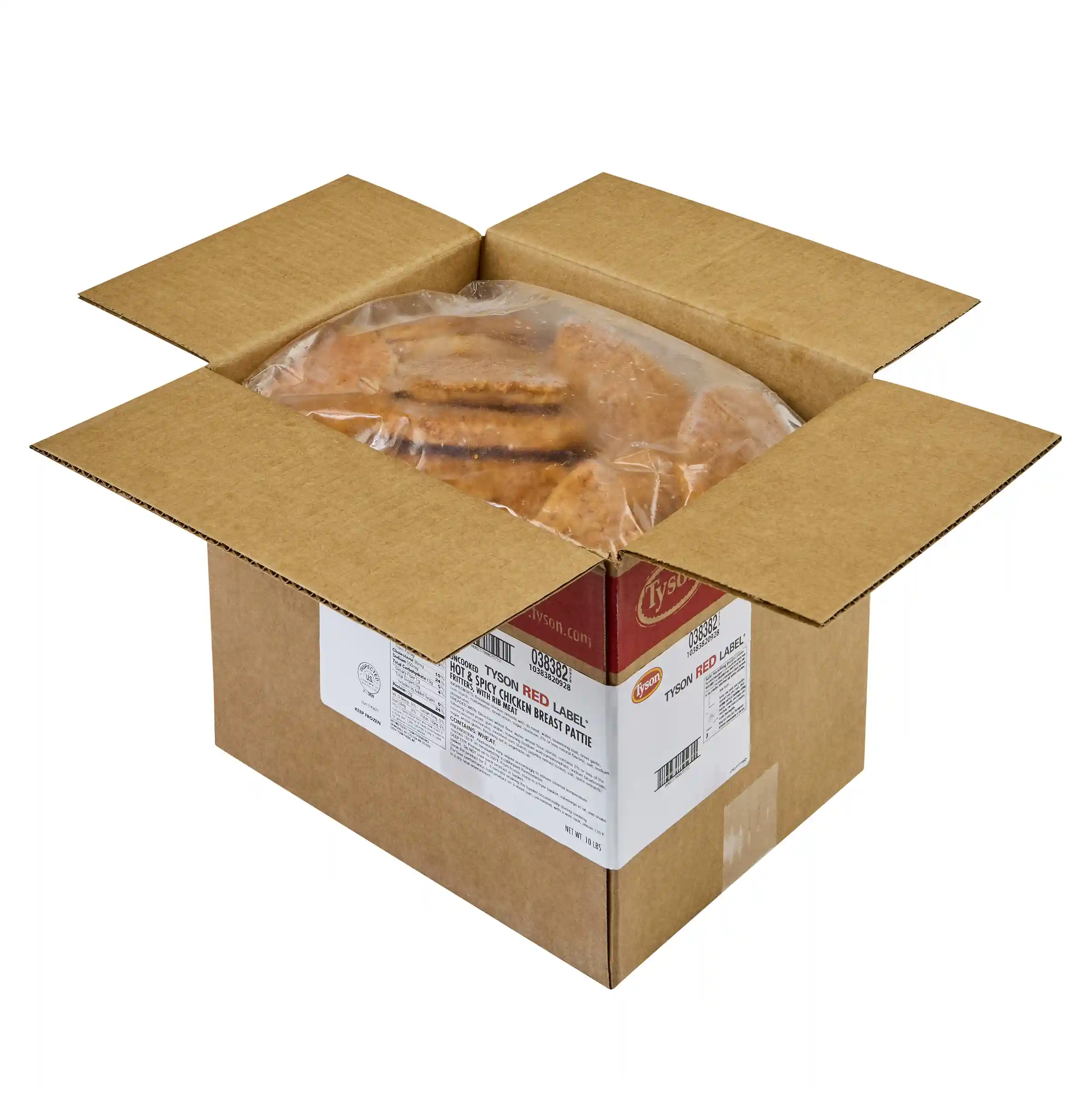 Tyson Red Label® Uncooked Hot & Spicy Chicken Breast Pattie Fritters, 3.2 oz._image_4