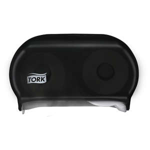 Tork, Twin T24, Standard Bath Tissue Dispenser, Black