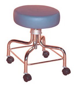 Galaxy Enterprises STOOL, EXAM W/FOOTRING BLK
