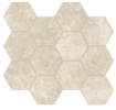 Liberty Monument Cream 10×12 Honeycomb Mood Mosaic