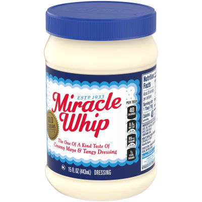 Miracle Whip Dressing, 15 fl oz Jar