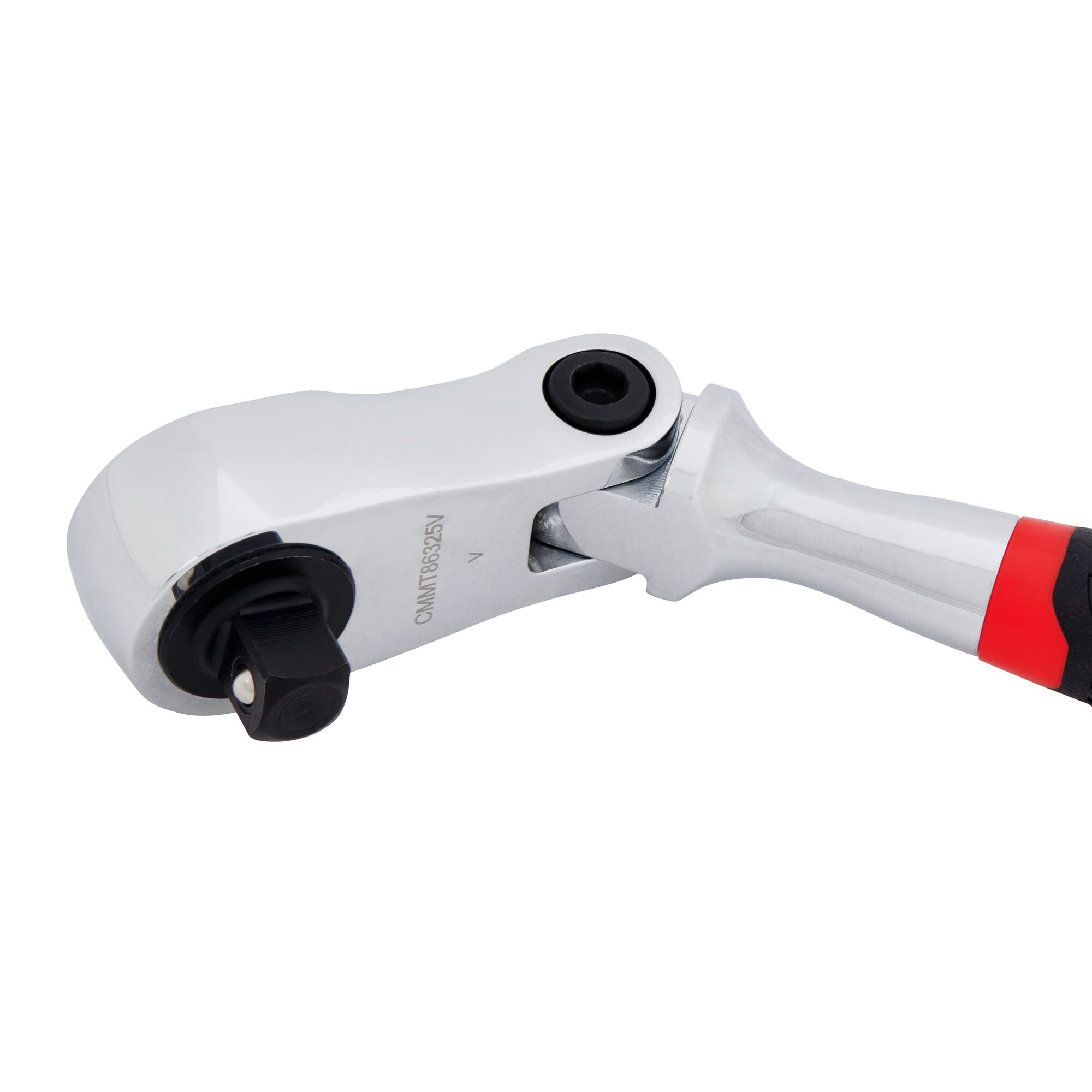 180 degrees articulating head feature in V series three eighth inch drive comfort grip flex head ratchet.
