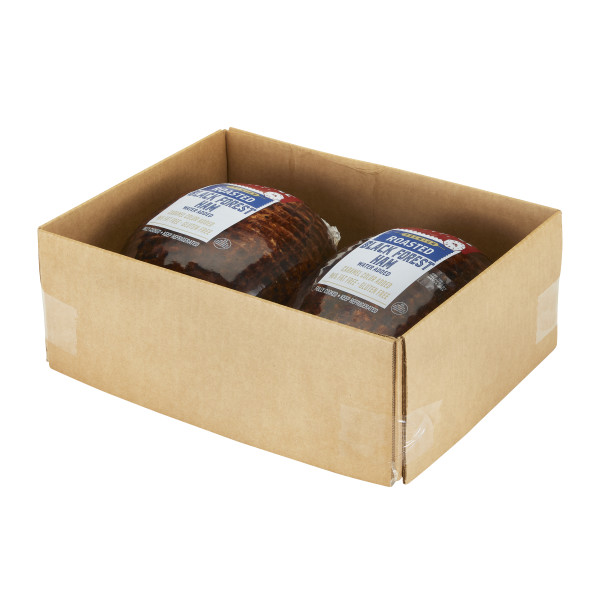 HORMEL(r) Black Forest Ham, Water Added, 2 pc . C1RM - Front Right Open Case (Hi Res)