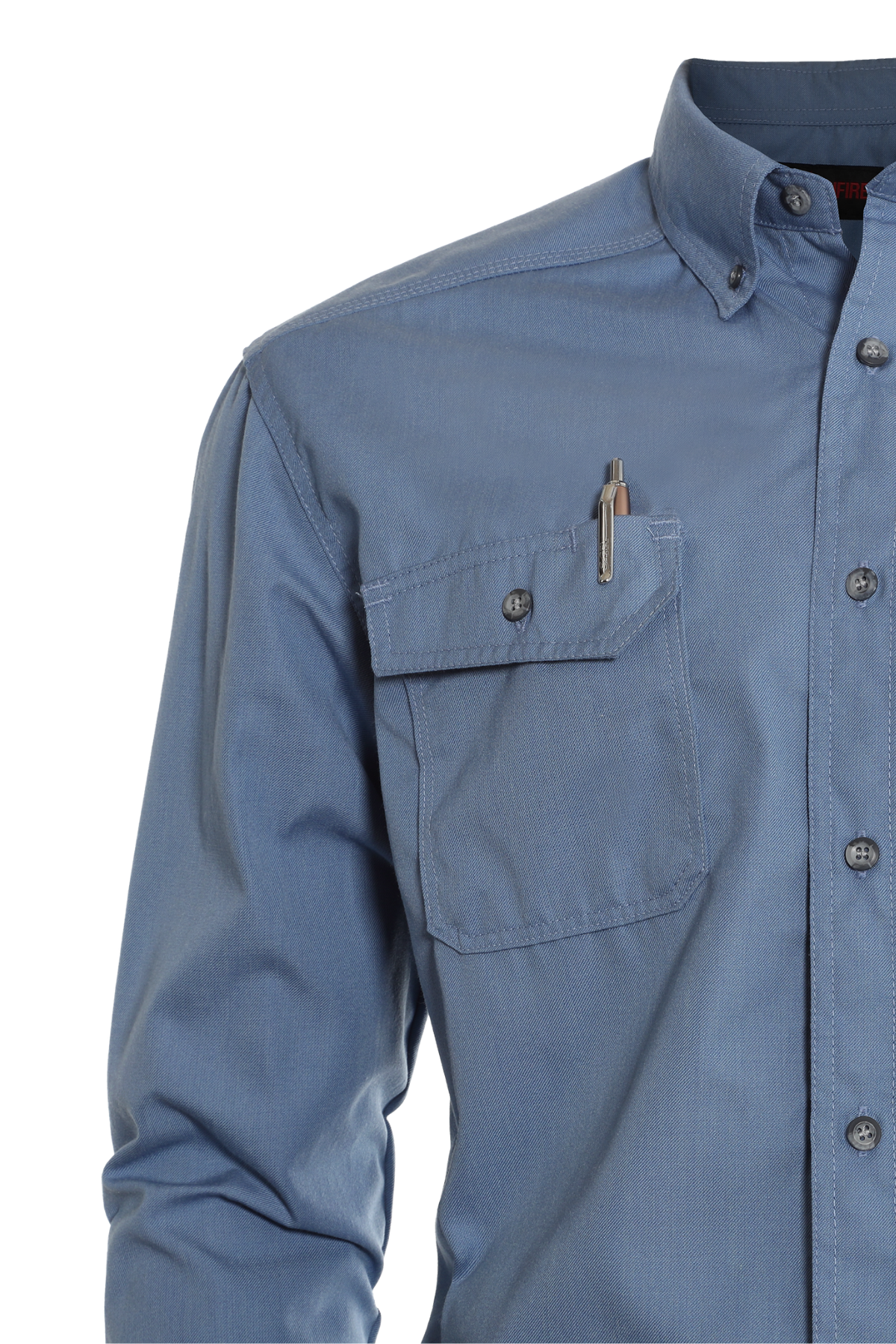 SHR-LT01-LB_DRIFIRE_Horizon Workshirt_Lt Blue-Front Detail-Pen_Web.png