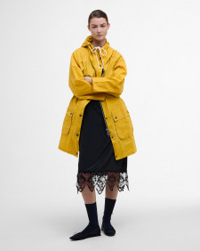 Barbour The Edit by Alexa Pattie Showerproof Parka Yellow/Blackwatch