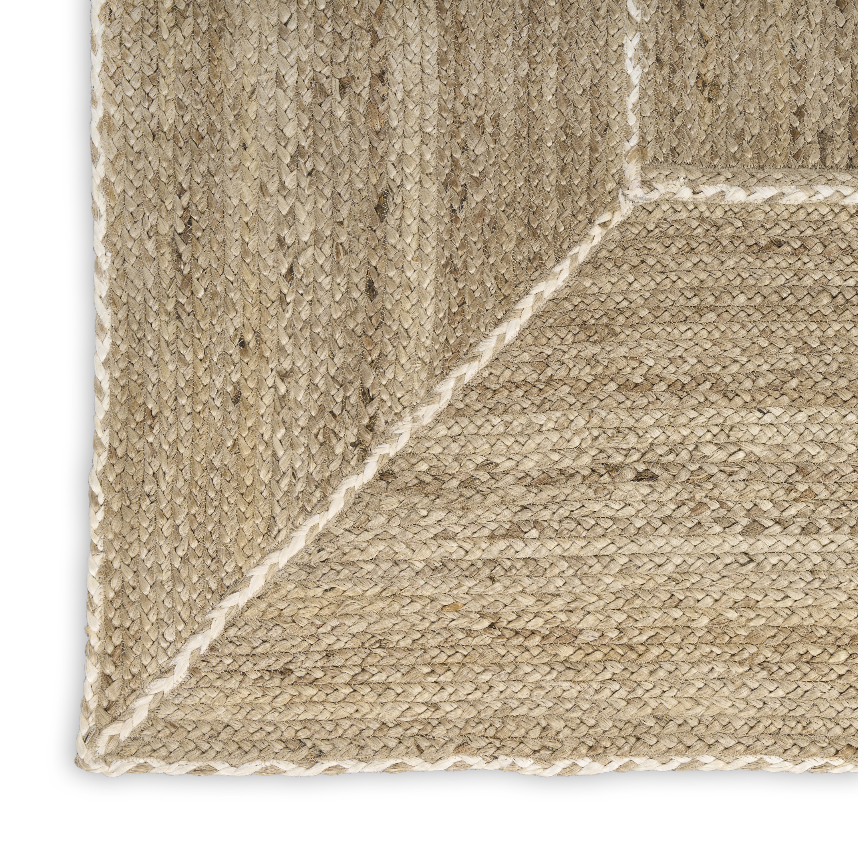 Nourison Terrazzo Jute 2' x 3' Natural Grey Farmhouse Indoor Rug