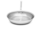 14-inch Wear-Ever® aluminum fry pan with natural finish and plated handle