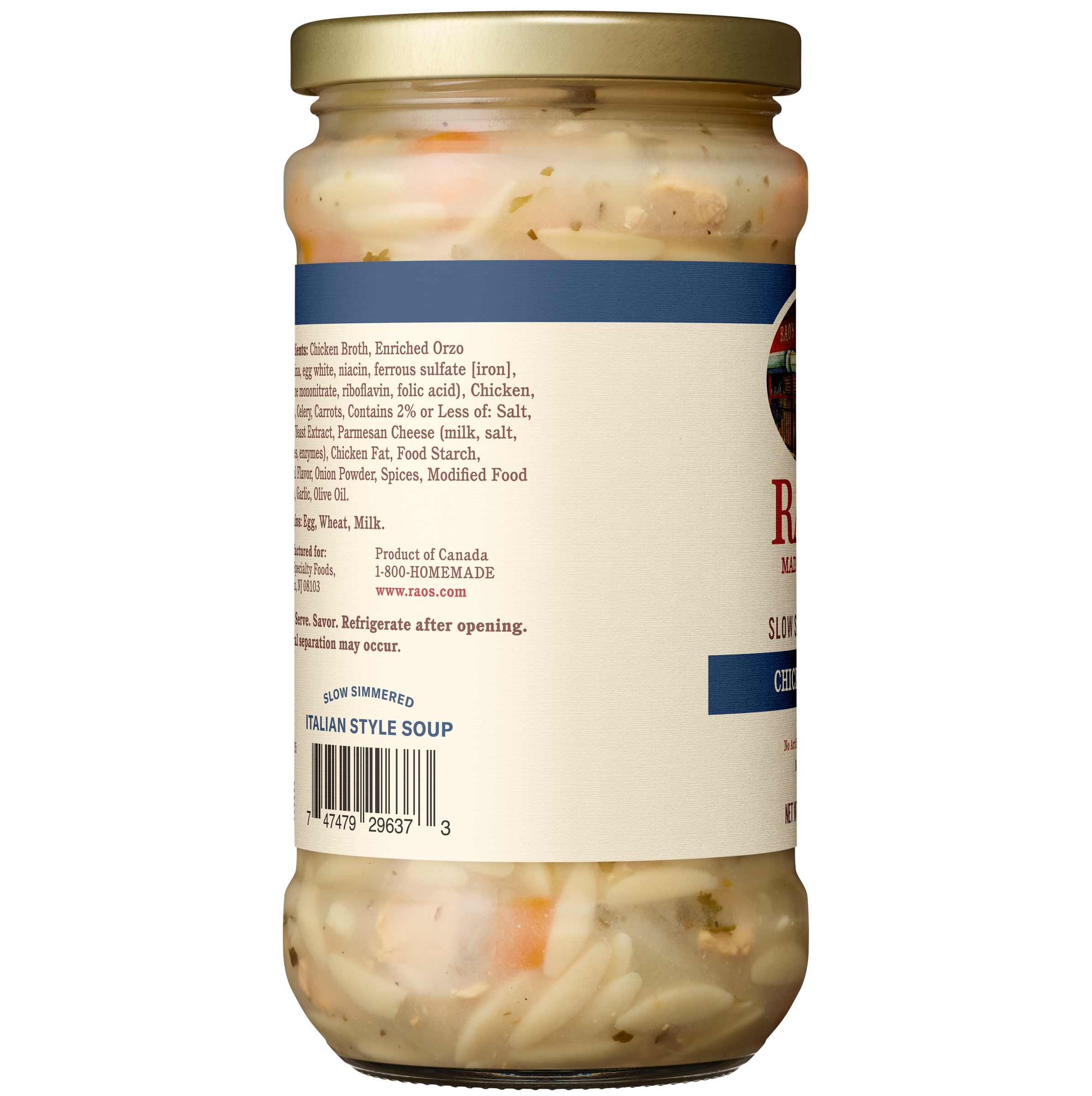 Chicken & Orzo Soup, 15.25 oz - Left Image