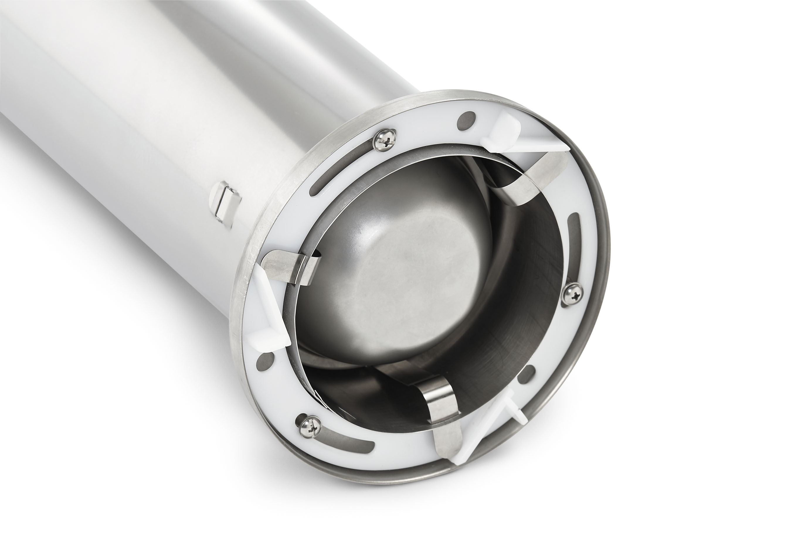 Adjustable stainless steel cup dispenser for 8 to 44ounce cups with 3