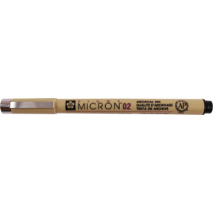 Pigma Micron Pen, Black, 0.30mm Size 02