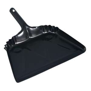 Impact, Black, 12", Dust Pan