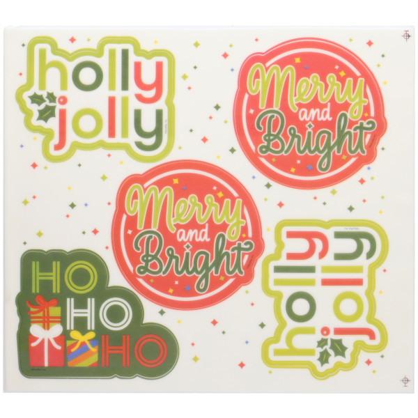 Christmas Cheer Medallions SugarStyle® Edible Decorations