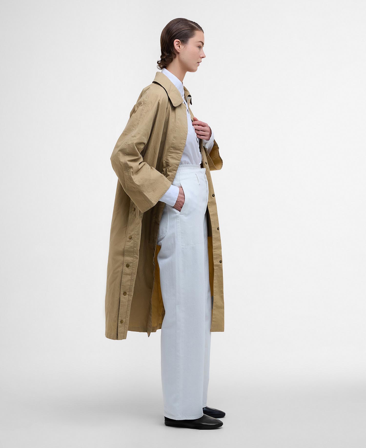 Barbour The Edit by Alexa Lizzy Showerproof Car Coat image number 0