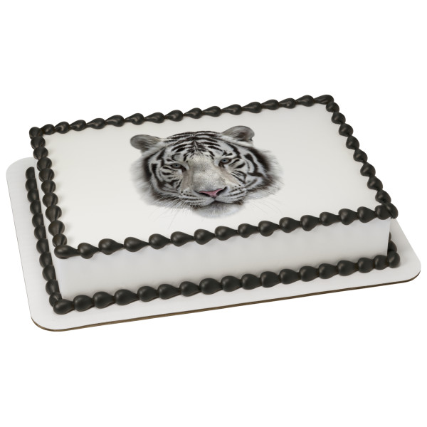 White Tiger PhotoCake® Edible Image®