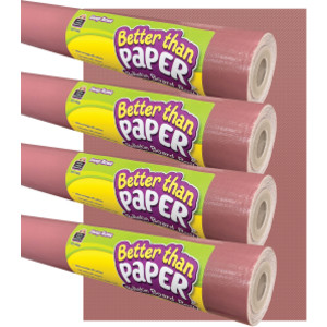 Better Than Paper® Bulletin Board Roll, 4' x 12', Deep Rose, 4 Rolls