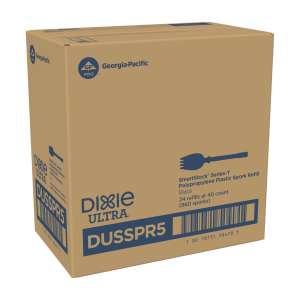 Dixie®, Ultra SmartStock Series-T Polypropylene Spork Refill, Black